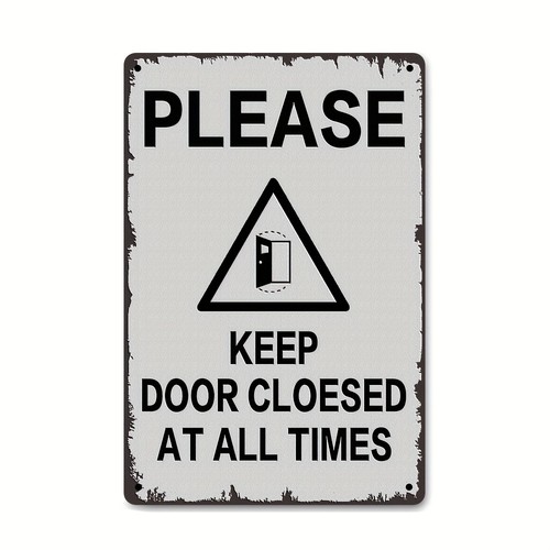 Door triangle warning graphic - door,