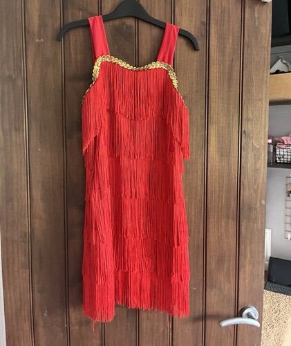Position red 1920s flapper - position,