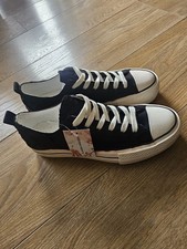 Claudia Ghizzani Black Ladies Platform Trainers Size 6 BNWT