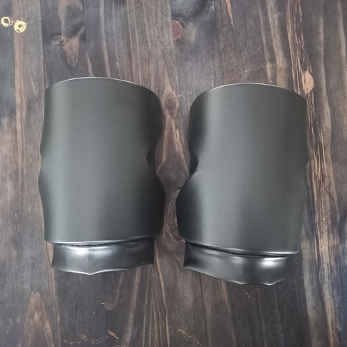 Leatherette wrestling kneepads - leatherette,