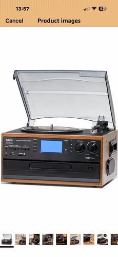 Orcc record player - 10-in-1,