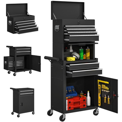 Homcom tool cabinet with - homcom,
