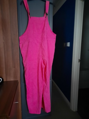 Shein womens pink dungarees - womens,