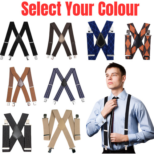 50mm boys men braces belts - boys,