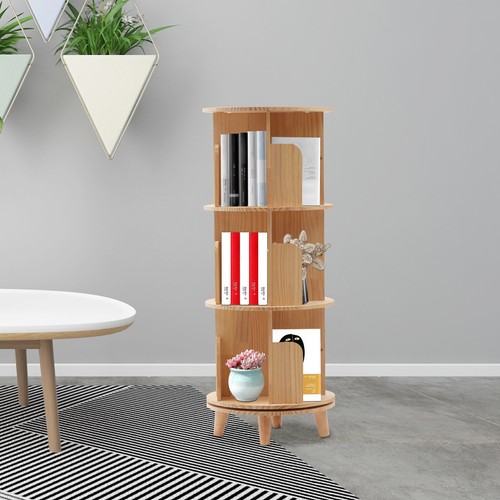 3tier 360 rotating bookshelf - 3tier,