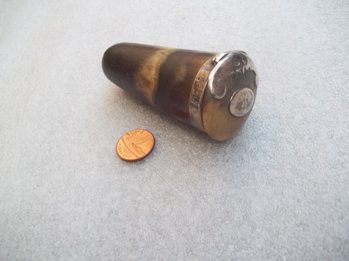Antique horn silver scottish - &,