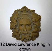 David Lawrence Green Man  King Decorative Plaque Wall Hanging