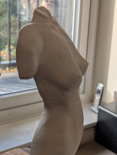 Plaster bust woman - bust, a