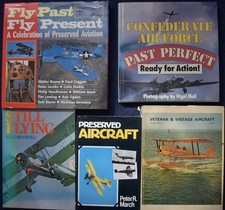 5 PRESERVED AIRCRAFT BOOKS
