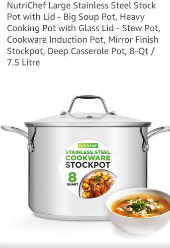 Nutrichef large stainless - nutrichef,