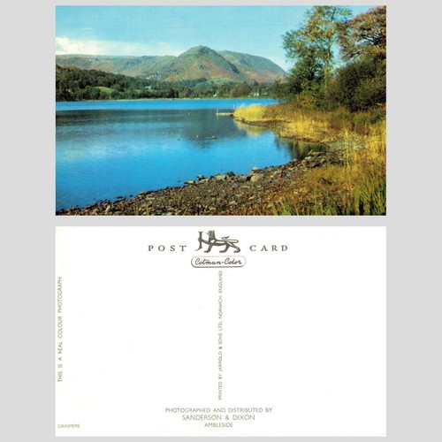 Vintage postcard grasmere - vintage,