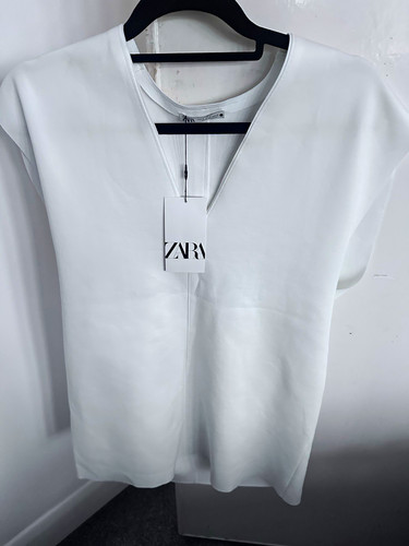 Zara women white solid - zara,