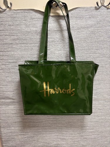 Harrods green pvc - pvc, bag