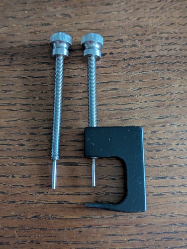 Clock hand removal tool used - hand, tool,
