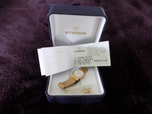 Eterna ladies gold plated - eterna,
