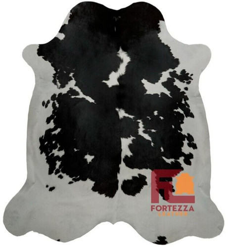Cowhide rug authentic black - authentic,