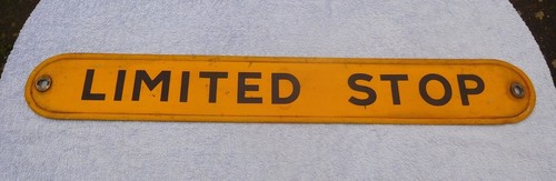 Vintage rare limited stop - rare,