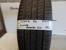 215/65/16 Tyre Part Worn Single Runway Enduro SUV 98H 5.5 mm Warn Tire M62