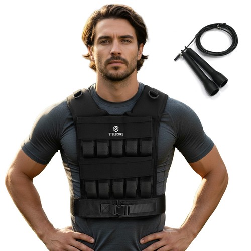 Adjustable weighted vest 20kg - adjustable,