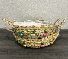 Vintage Nesting Baskets Woven