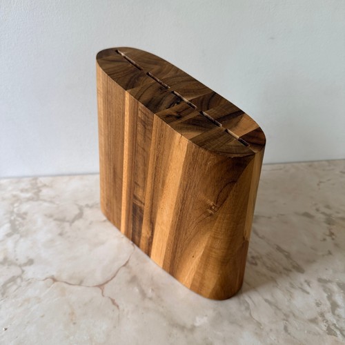 Wooden knife block holder - knife, by