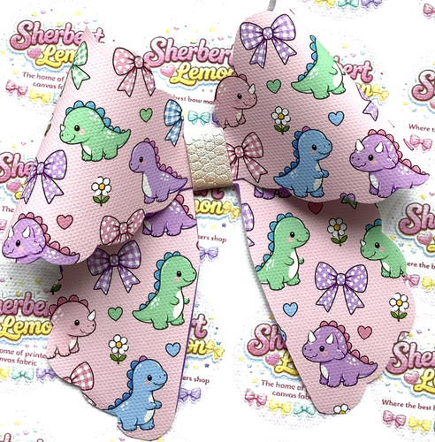 Pastel dinos sherbie scallop - pastel,