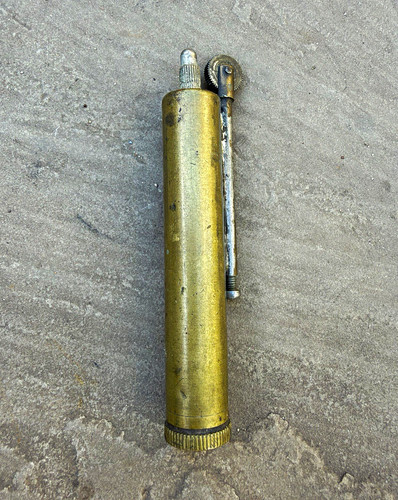 Vintage brass pocket petrol - vintage,