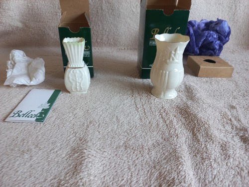 Belleek small vases - 2, x