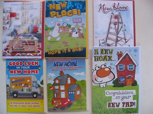 New home house pad cards - home,