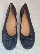 Hotter Shoes ‘Emmy’ Blue Sparkly Suede Shoes - UK 6, US 8 EU 39