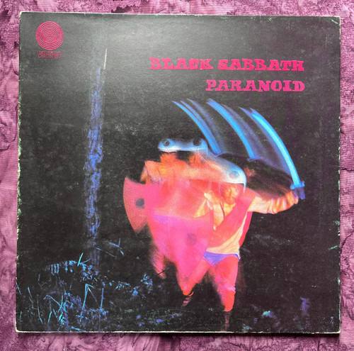 Black sabbath paranoid lp - black,