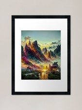 chinese province Framed Art