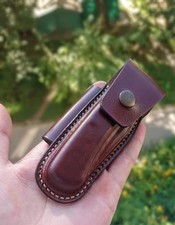 Horizontal leather sheath - horizontal, for