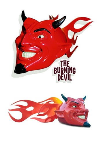 Burning devil antenna - burning,