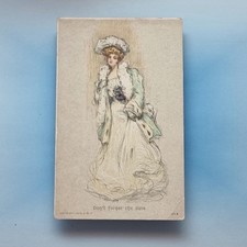 Glamour Postcard C1909 Ermine
