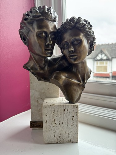 Ebano real bronze sculpture - real,