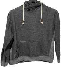 Lee Cooper Mens Oversized Pullover Hoodie Size Large Grey Fleck