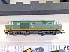 AL N Gauge Dapol 2D-018-004 Loco Hymek D7024 Two Tone Green Weathered DCC FITTED