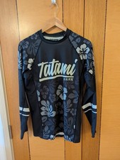 Tatami "Hibiscus" rash guard - medium - long sleeve - BJJ, no gi, wrestling