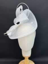 John Lewis White Fascinator