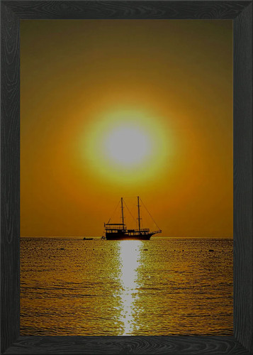 Ship framed wall art - framed,