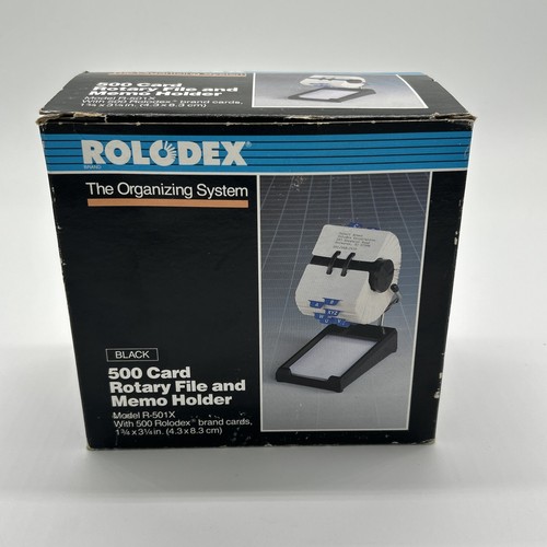 Vintage 1990 rolodex - 1990,