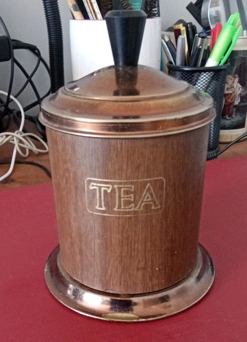 Vintage copper and wood - copper,