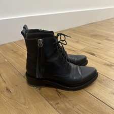 Acne Studios Linden grey lace up boots size 38