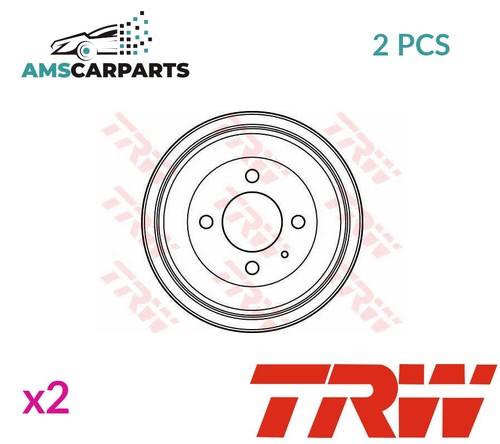 Brake drum pair set rear - brake,