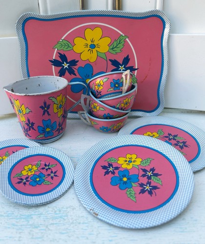 Vintage ohio art - tin, tea