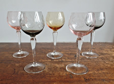 FIVE VINTAGE BOHEMIAN