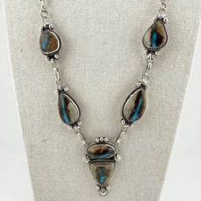 Navajo Sterling Silver Blue