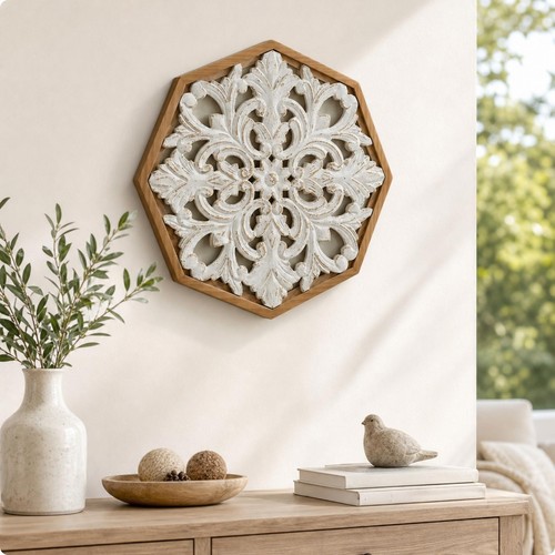 Carved mdf pine wall - carved,