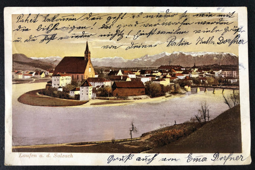 Color postcard laufen - ak,